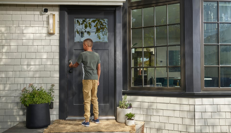 Vivint Smart Lock on home in New York City